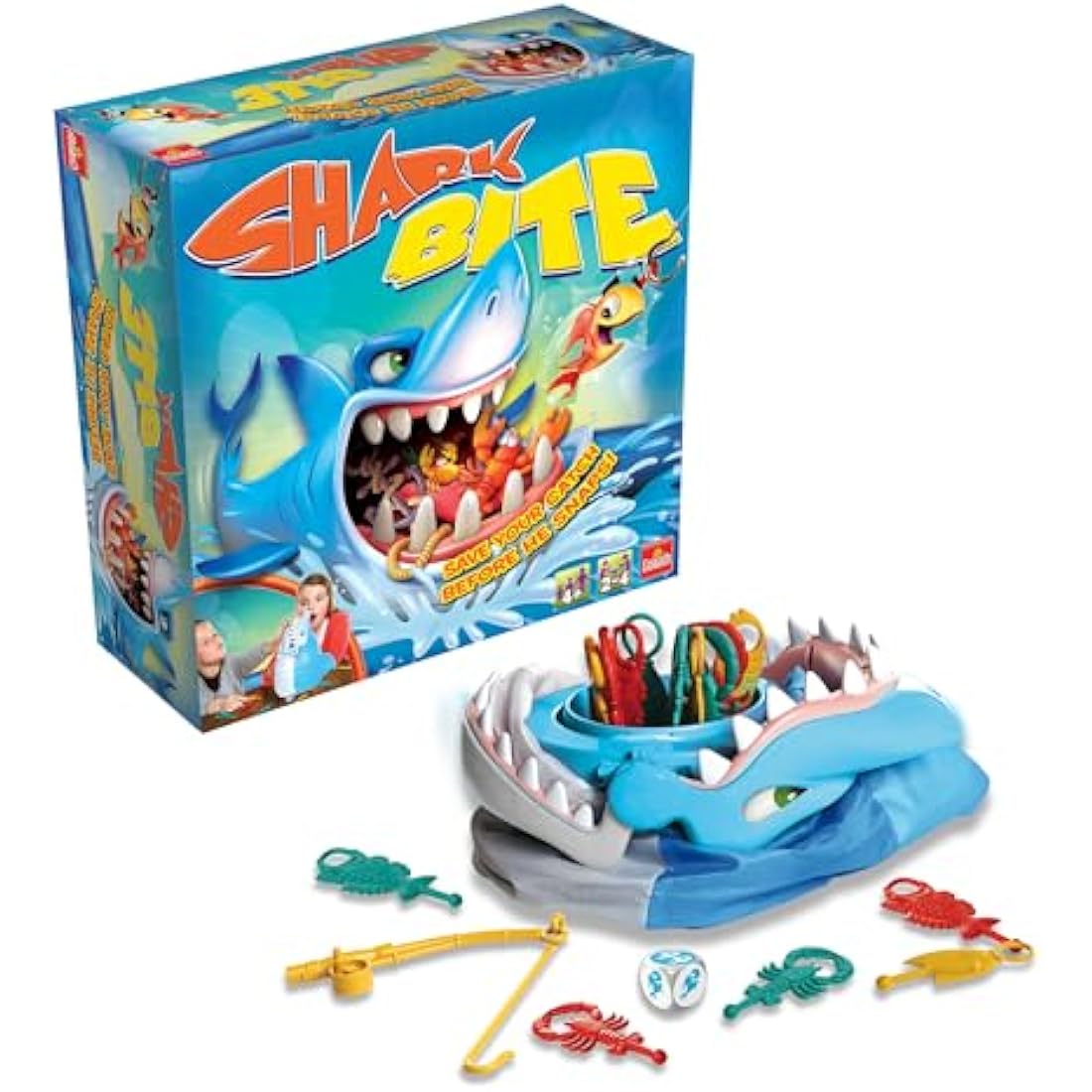 Shark Bite Board Game – Kids Action Fishing Game for Ages 4+