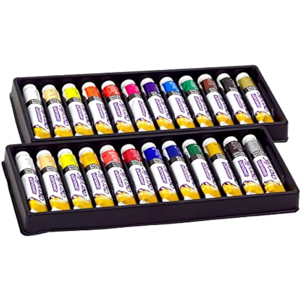 Daler-Rowney Graduate Acrylic Paint Set - 24 Assorted Colors (22ml)
