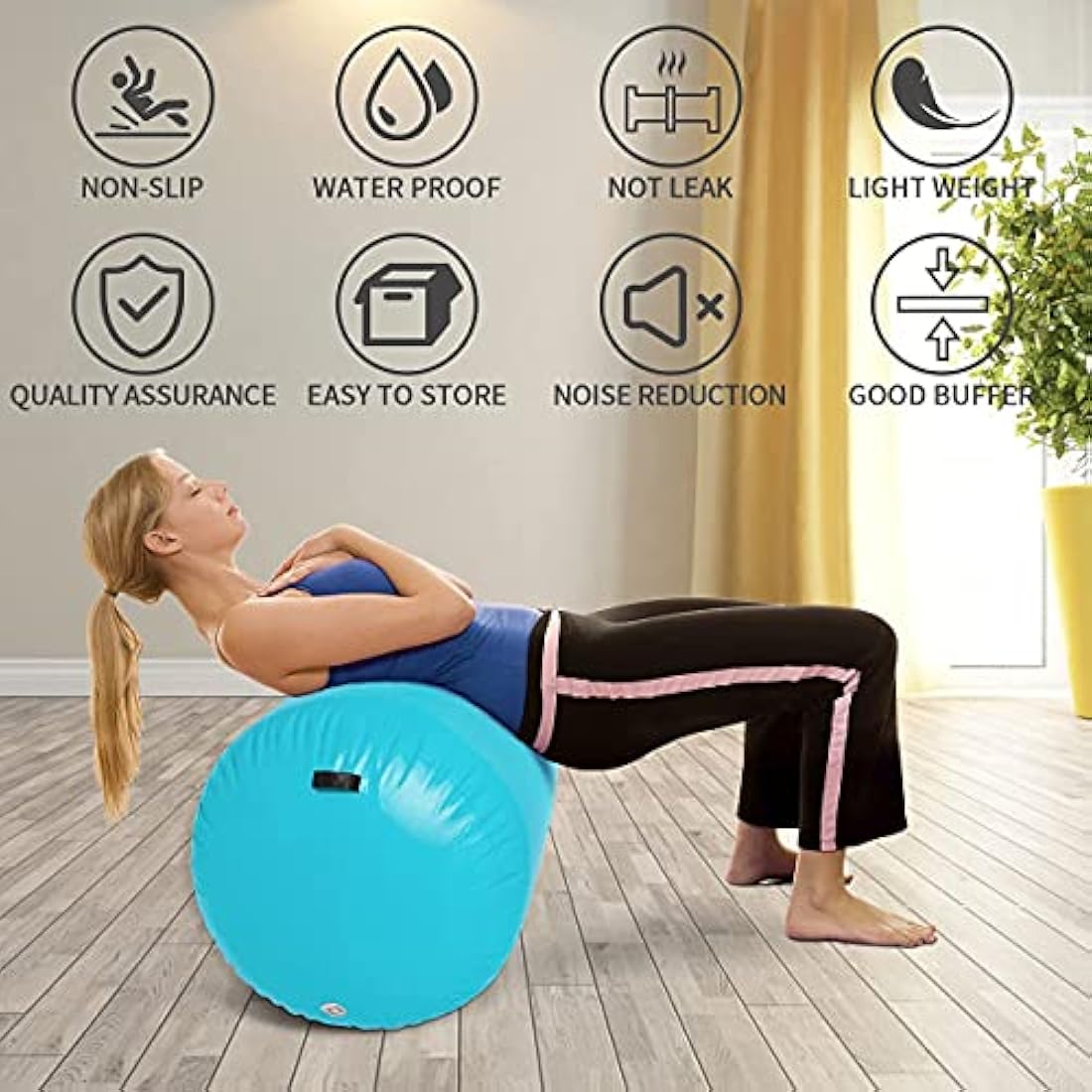 Inflatable Air Roller Gymnastics Barrel Backflip Trainer