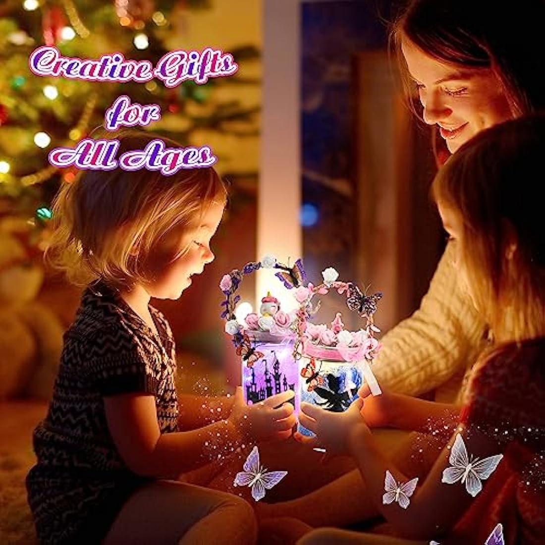 Qukir Fairy Lantern Craft Kit – DIY Unicorn Night Light for Girls Age 6-12
