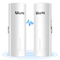 UeeVii CPE450 Wireless Bridge – 5.8G 3Km Long Range Outdoor Wi-Fi 2-Pack