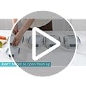 Vtopmart 8-Pack Borosilicate Glass Meal Prep Containers | Leak-Proof Lids