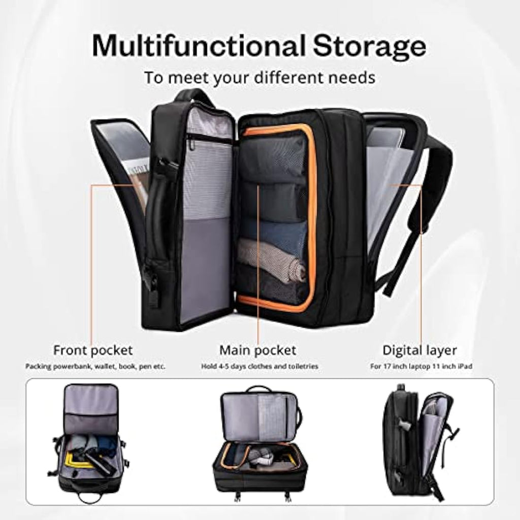 Heroic Knight 17.3 Inch Laptop Backpack – Water Resistant Travel Bag