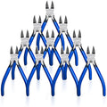 Jolof Store 6-Inch Flush Wire Cutters – 10 Pack High-Carbon Steel Snips
