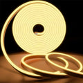 KSIBNW Neon LED Strip Light | 50m Waterproof IP65 Flexible Rope | Warm White