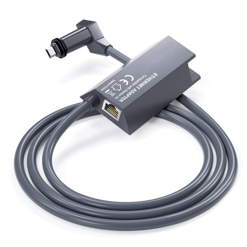 Starlink V2 Ethernet Adapter | 1 Gbps RJ45 Wired Network