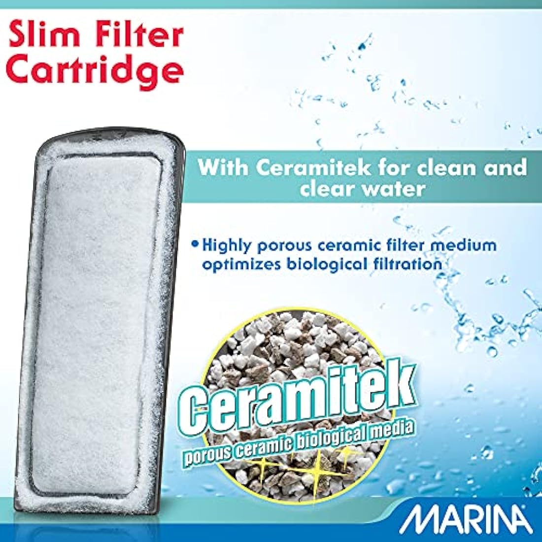 Marina Bio-Carb Slim Filter Cartridge for Tropical Fish - 3 Pack