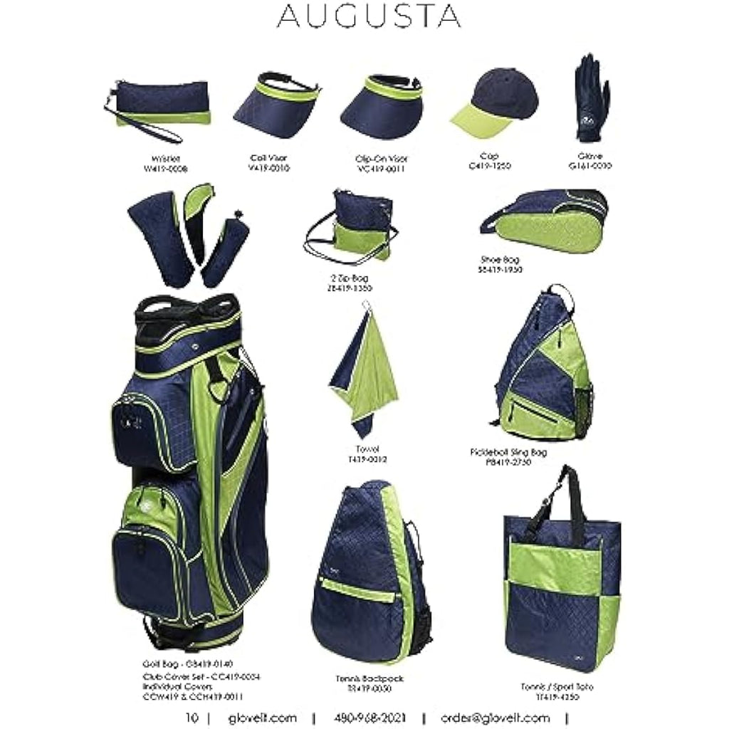 Glove It Women's Tennis Backpack | Lightweight Nylon 2-Racquet Sling Bag
