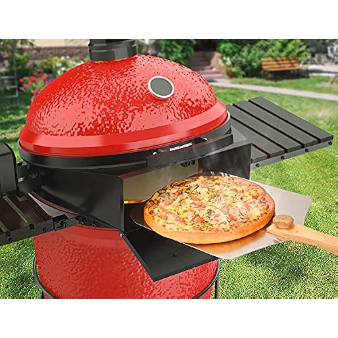 Onlyfire Rotisserie and Pizza Oven Kit for Kamado Joe & Pit Boss 22