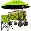 Jolof Store Heavy Duty Folding Festival Trolley - 300L All-Terrain Wagon