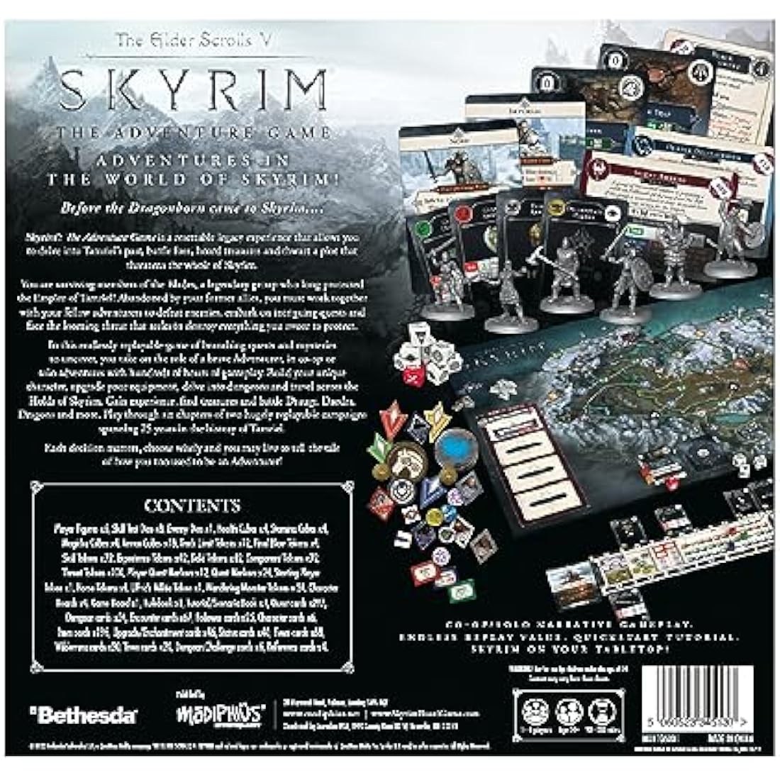 The Elder Scrolls: Skyrim Adventure Board Game by Modiphius | 1-4 Players