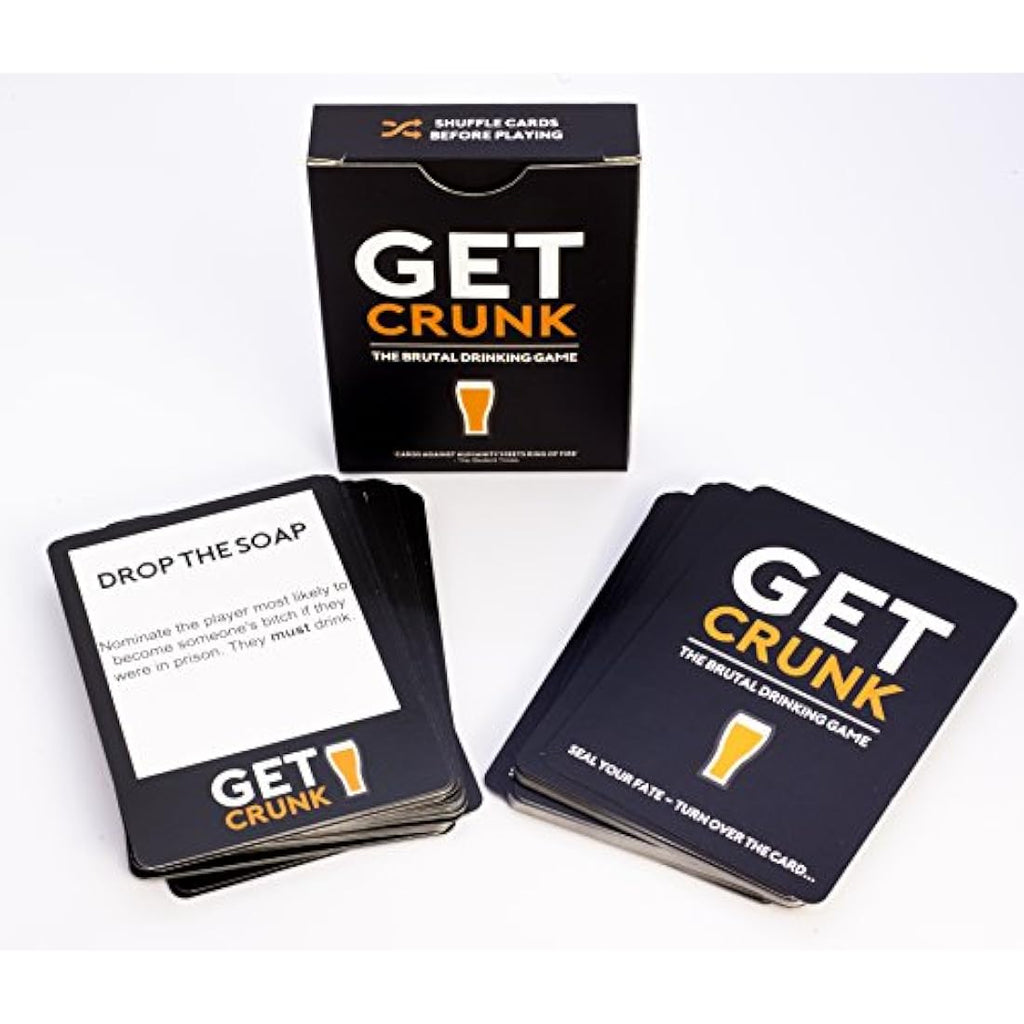 Get Crunk Drinking Card Game by Jolof Store – 55 Cards for Adult Parties