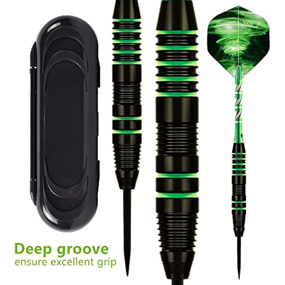 Steel Tip Darts Set | 22g Brass Barrels & Aluminum Shafts