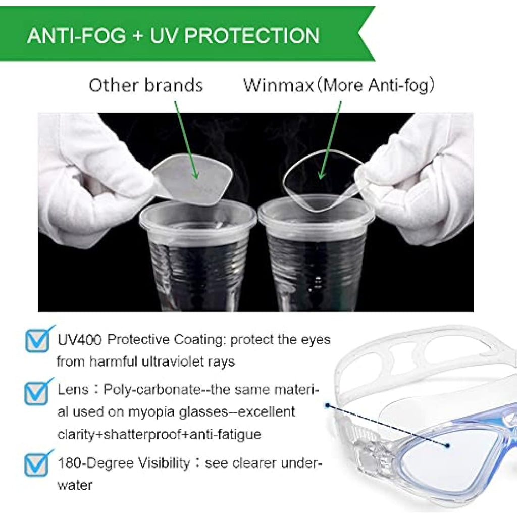 Jolof Store Anti-Fog Swimming Goggles | UV Protection Leak-Free Design