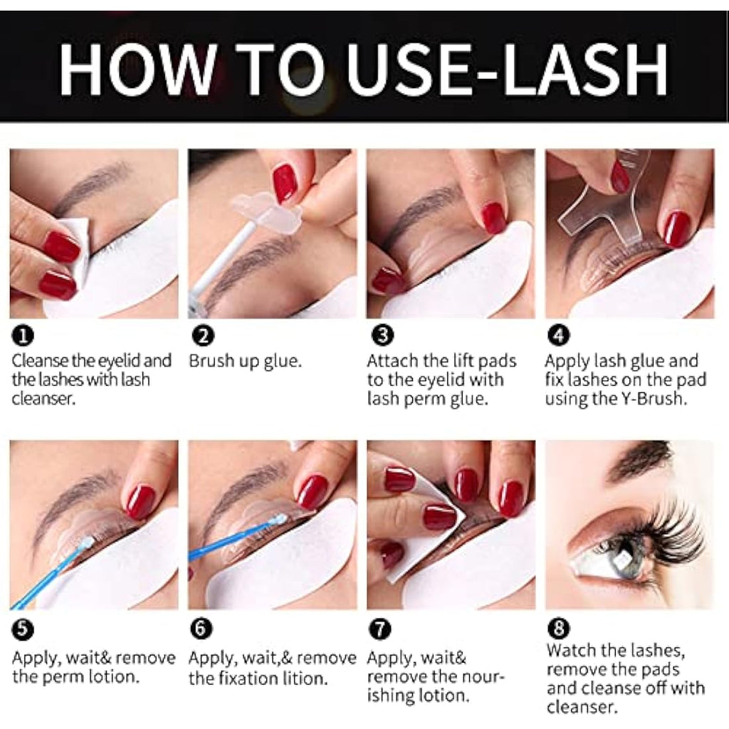 DONG RHYME Lash Lift and Brow Lamination Kit – Collagen Formula 5-Pack