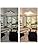Allesgute 4-Way Square LED Ceiling Spotlight | Brushed Chrome & Glass