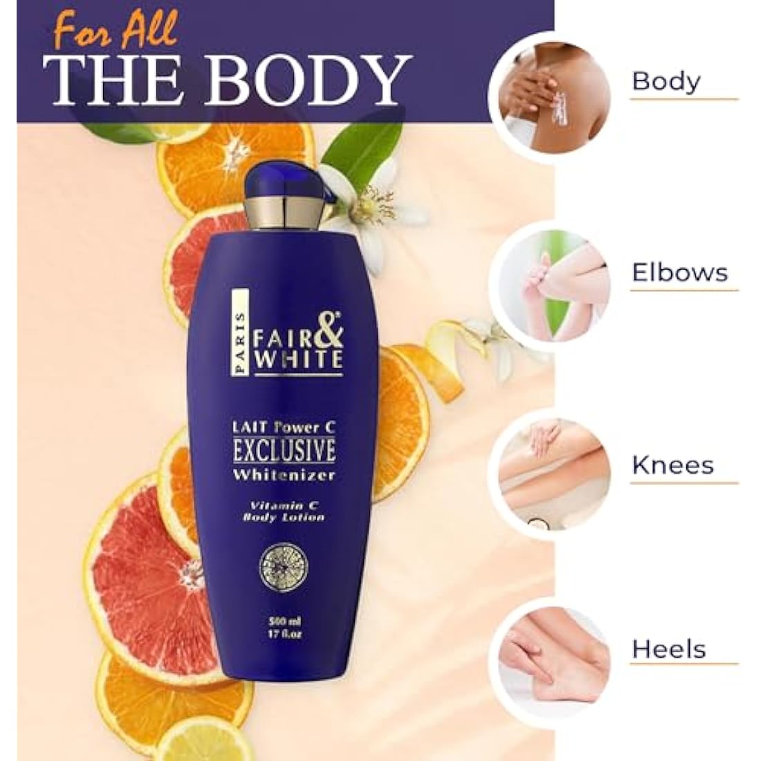Fair and White Exclusive Vitamin C Body Lotion – Brightening 500ml