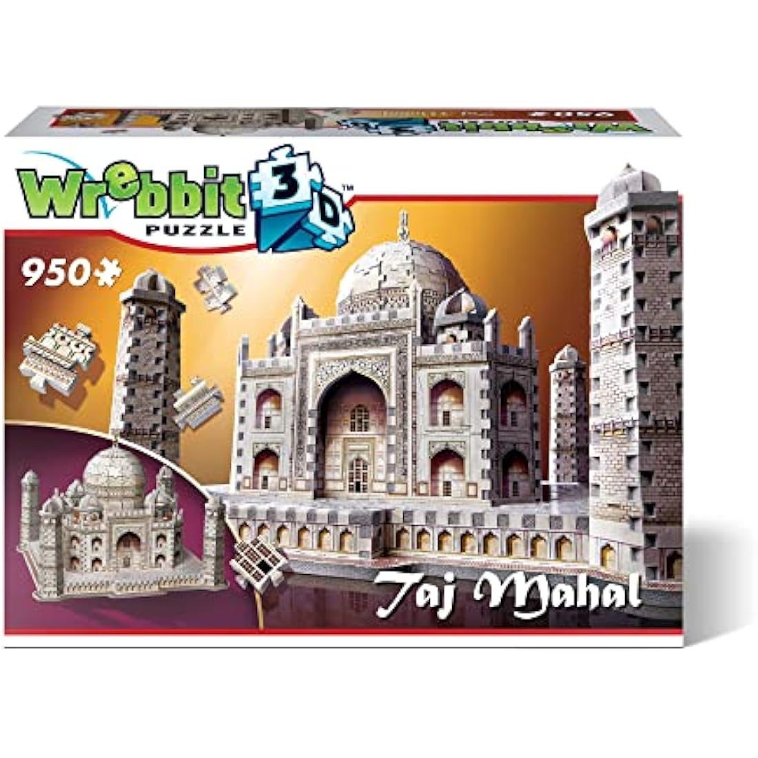 Wrebbit3D Taj Mahal 3D Puzzle – 950 Piece Architectural Model Kit