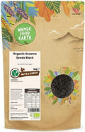 Wholefood Earth Organic Black Sesame Seeds – 3kg Raw Vegan Superfood