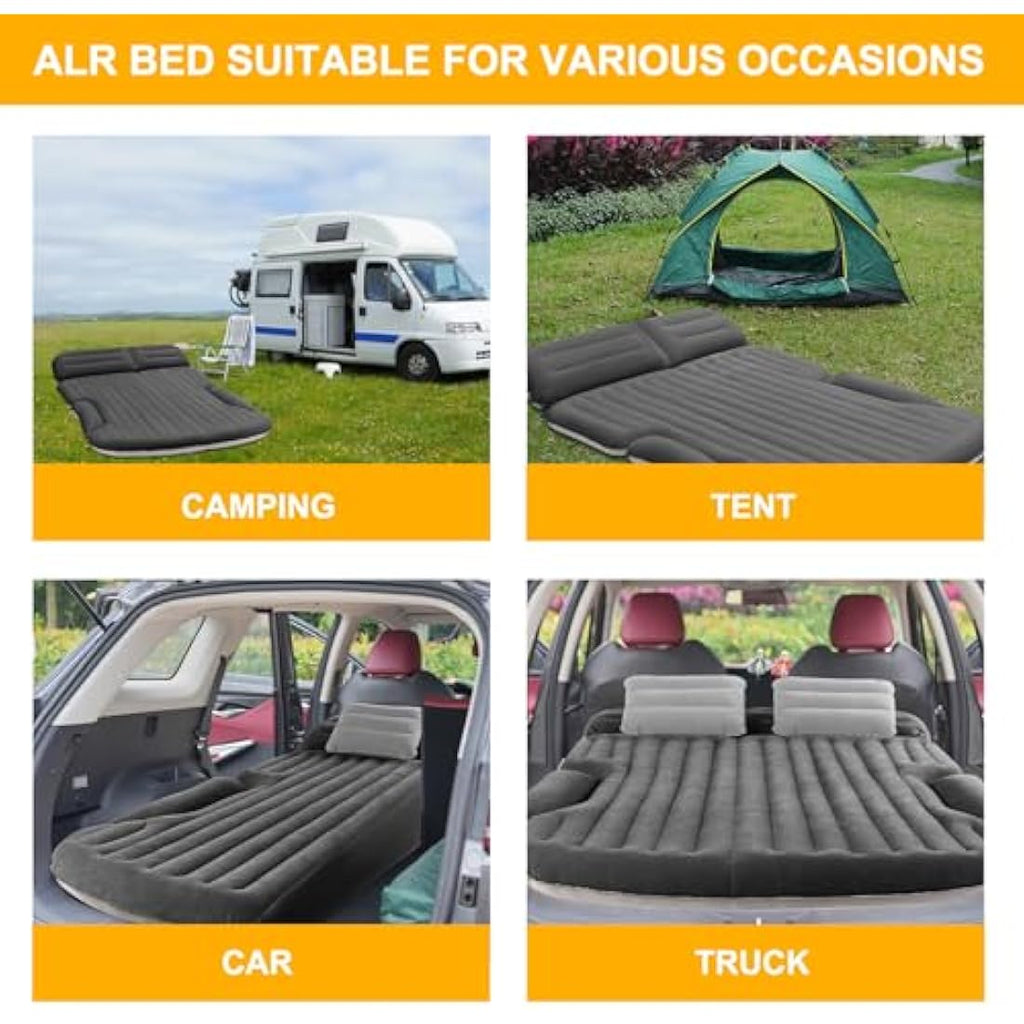KMZ SUV Air Mattress – Thickened Double-Sided Flocked Camping Bed