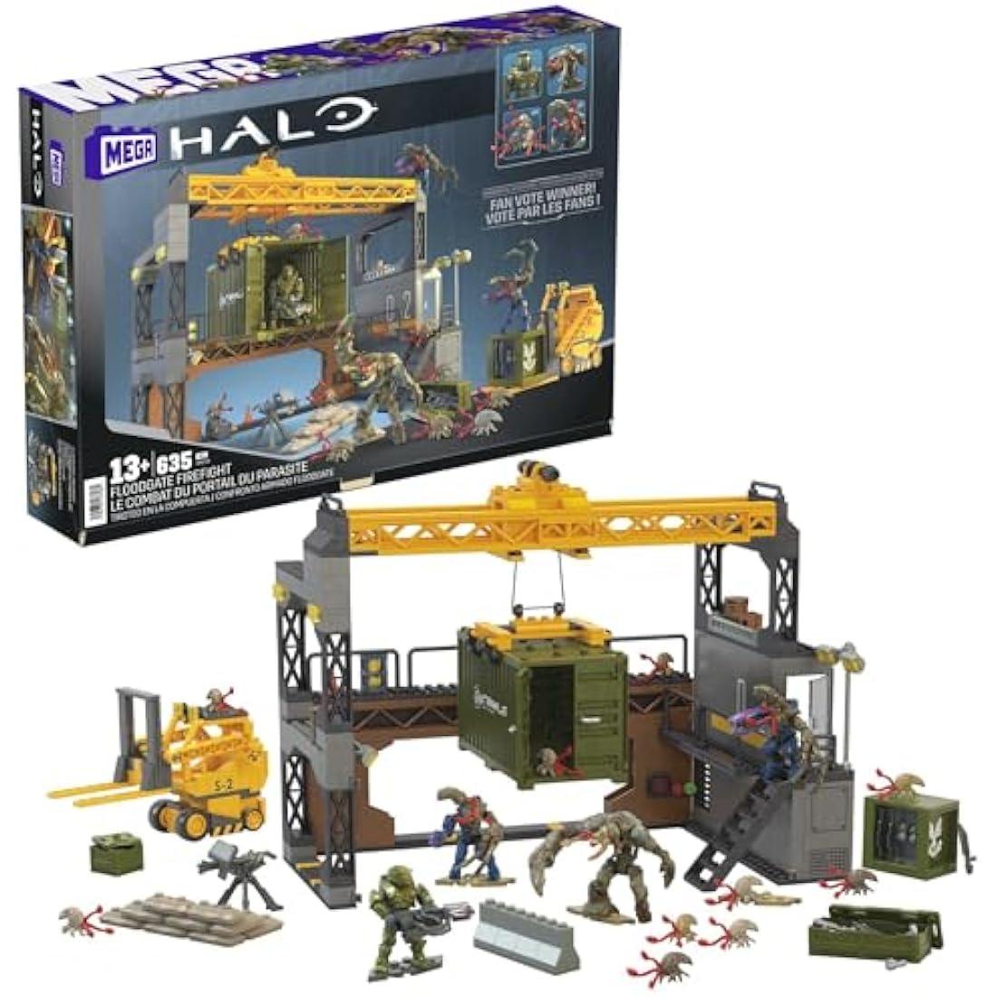 MEGA Halo Infinite Floodgate Firefight Building Set | 634 Pieces