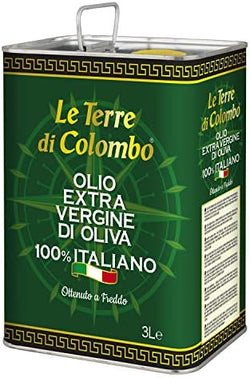 Le Terre di Colombo 100% Italian Extra Virgin Olive Oil - 3L Tin