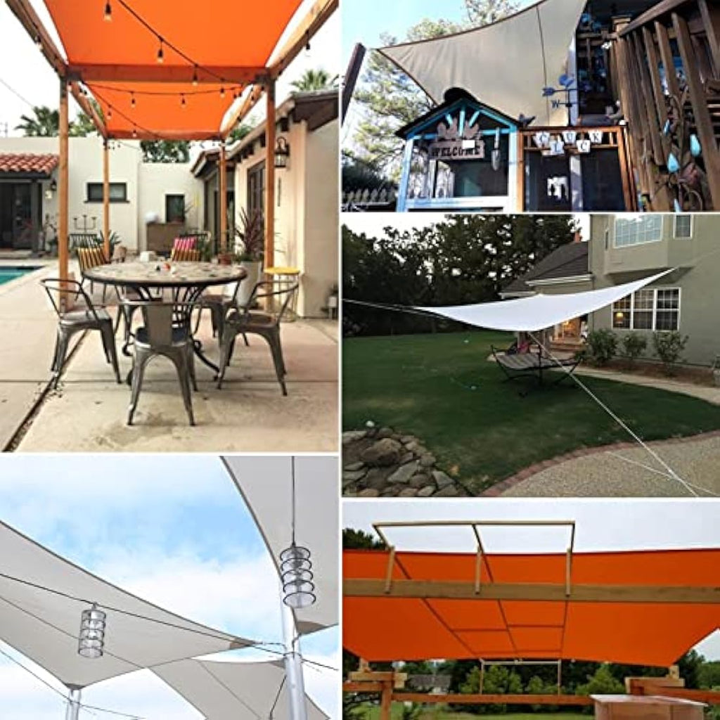 Mokani 3x4m Rectangle Sun Shade Sail – Waterproof UV Block Canopy, Grey