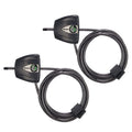 Master Lock Python Adjustable Cable Lock - 6ft Braided Steel, 2 Pack