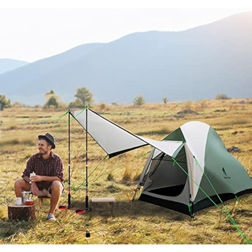 GEERTOP 1 Person Ultralight 4-Season Tent | Waterproof Backpacking Dome
