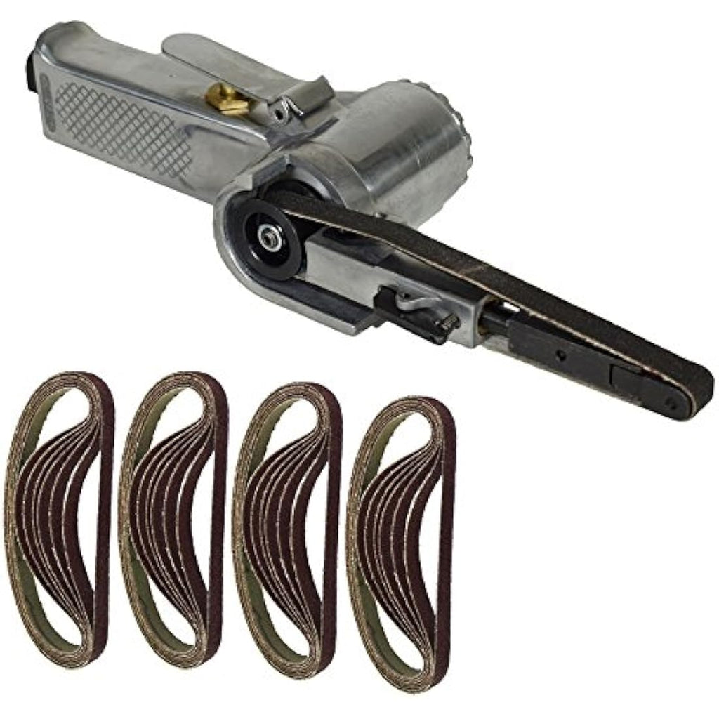 Jolof Store Air Finger Belt Sander Power File – 10mm x 330mm + 25 Belts
