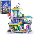 FUNWHOLE Cyberpunk Mansion LED Building Set – 2524 Pcs Modular City