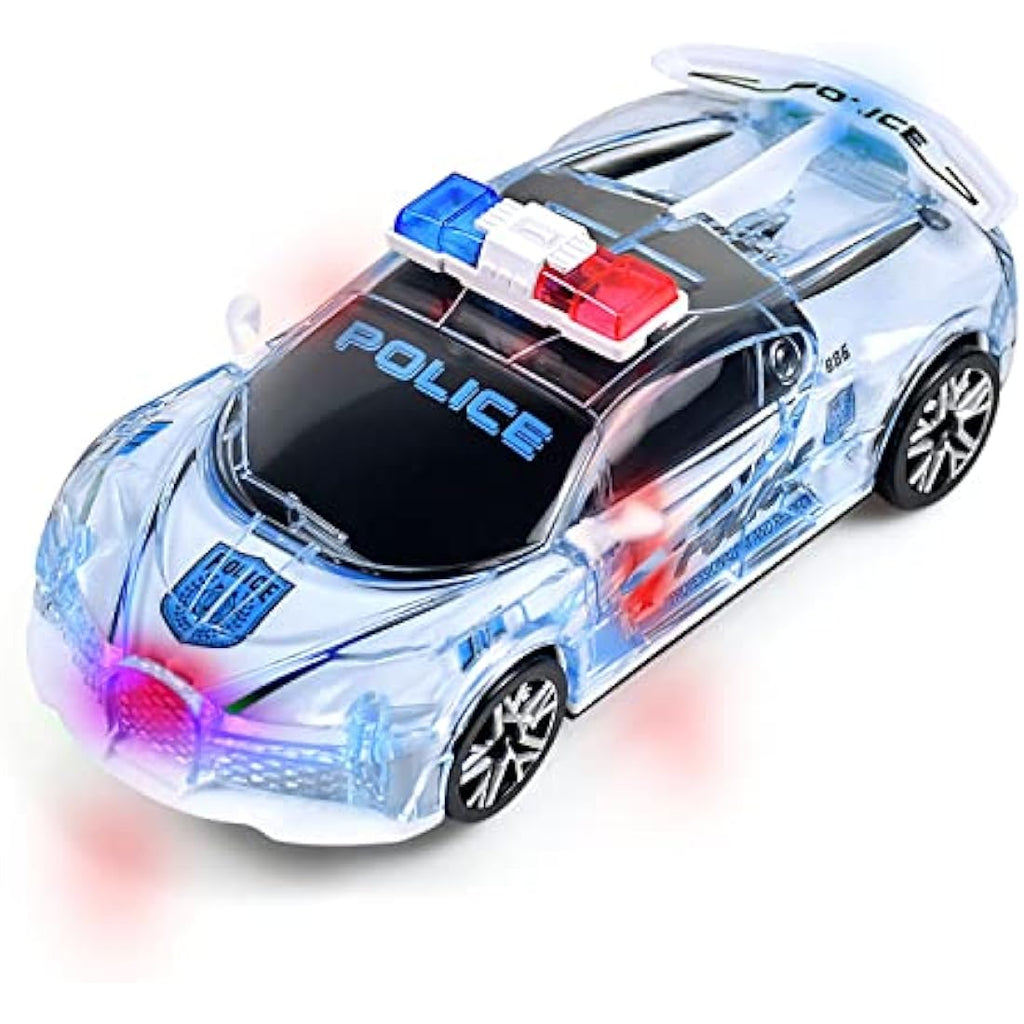 Jolof Store Police Car Toy with Lights and Sound – 1:36 Scale Electric