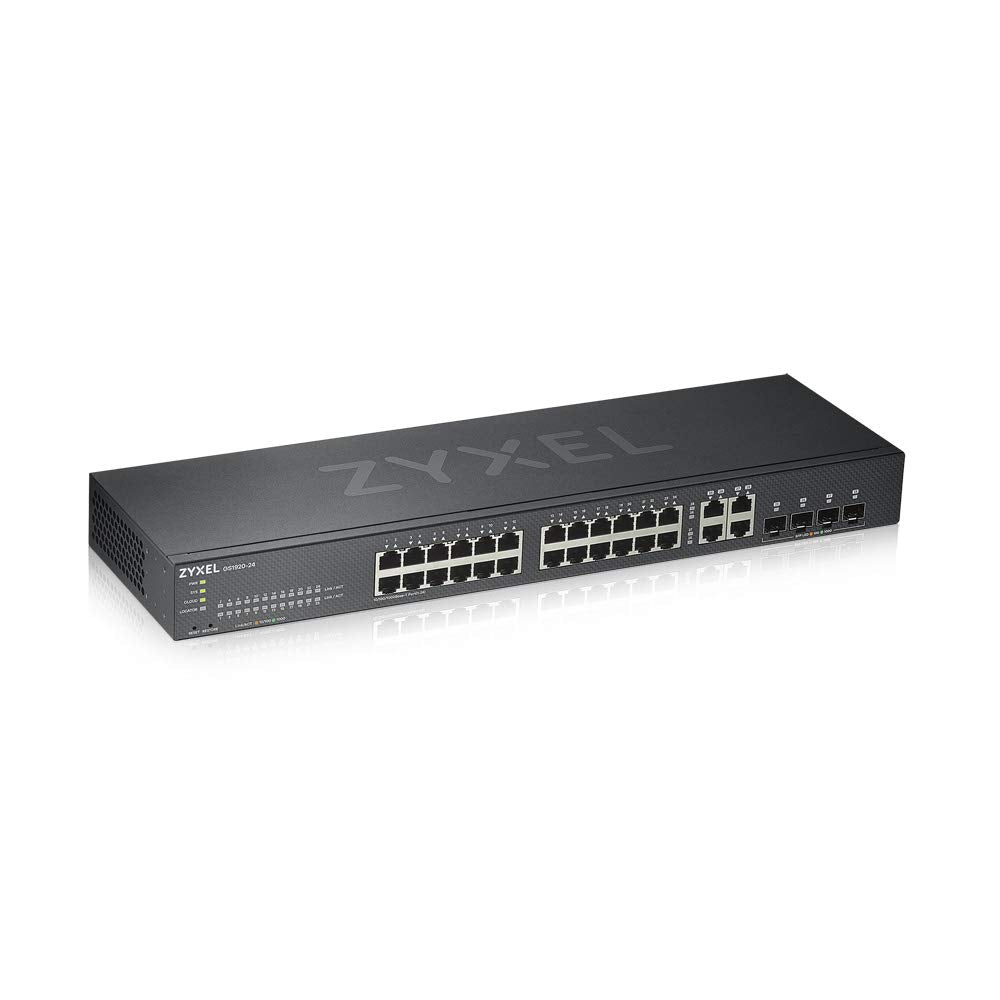 Zyxel GS1920-24v2 24-Port Gigabit Smart Managed Fanless Switch