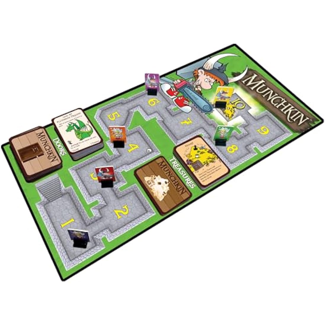 Steve Jackson Games Munchkin Deluxe Strategy Card Game – 3-6 Players