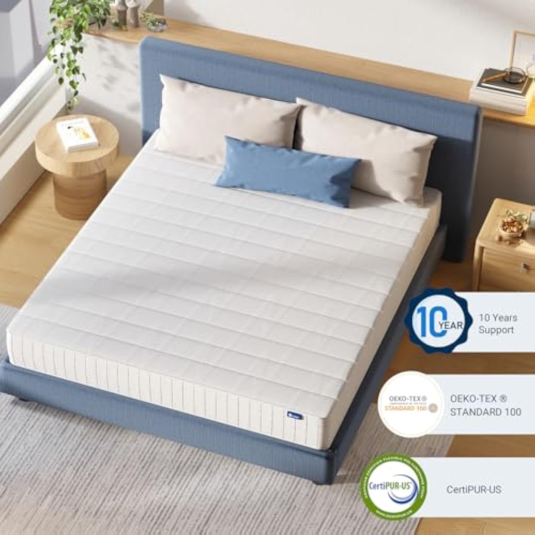 Avenco 3 Zone Pocket Sprung Single Mattress | Medium Firm 90x190cm