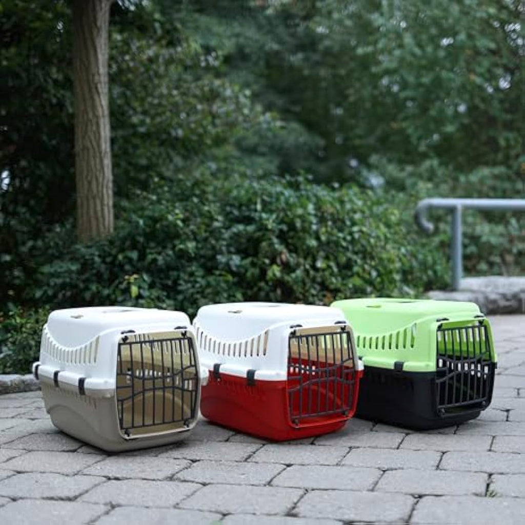Kerbl Expedition Pet Transport Box | Plastic Door | 45x30x30cm - Creme