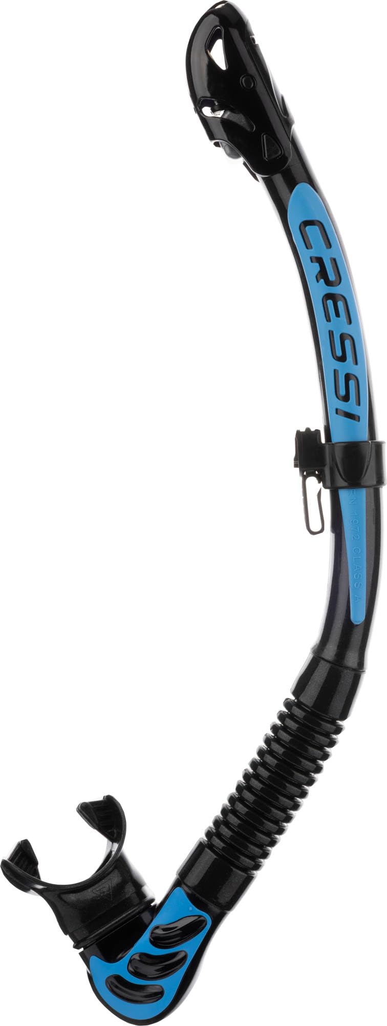 Cressi Big Eyes Mask & Alpha Ultra Dry Snorkel Set - Black/Azure