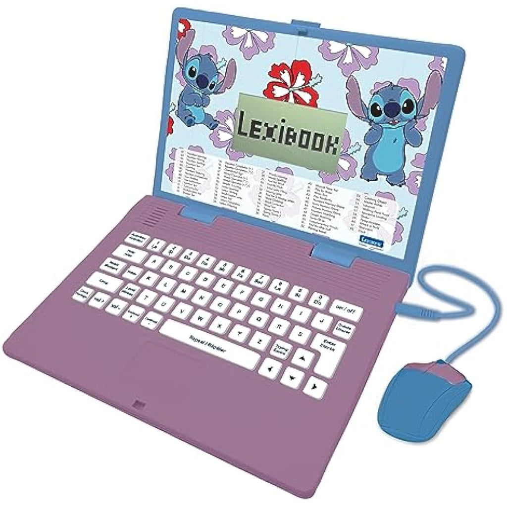 Lexibook Disney Stitch Bilingual Educational Laptop - 124 Activities