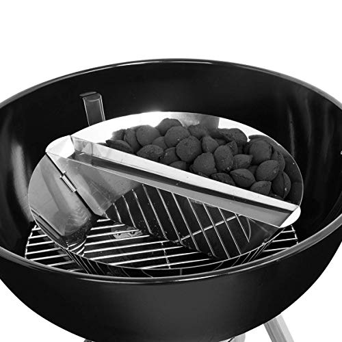 Onlyfire Stainless Steel BBQ Fuel Dome with Water Sink for Kettle Grills