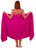 Extra Large Bath Sheet – 100x200cm 600GSM Terry Cotton Pink