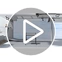 Foldable Computer Desk with Monitor Shelf - Black