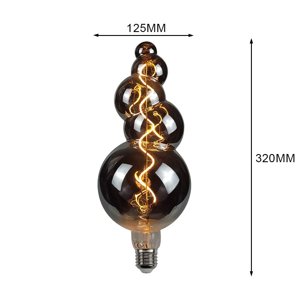 Tianfan G125 Vintage LED Globe Bulb | 4W Dimmable E27 Edison Screw