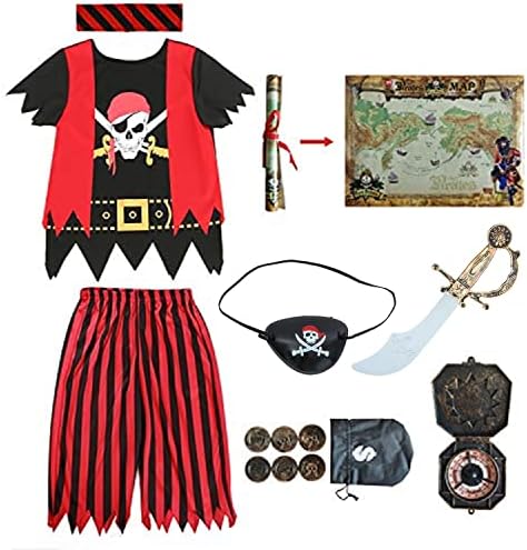 Kids Pirate Costume | Pirate Role Play Dress Up Set