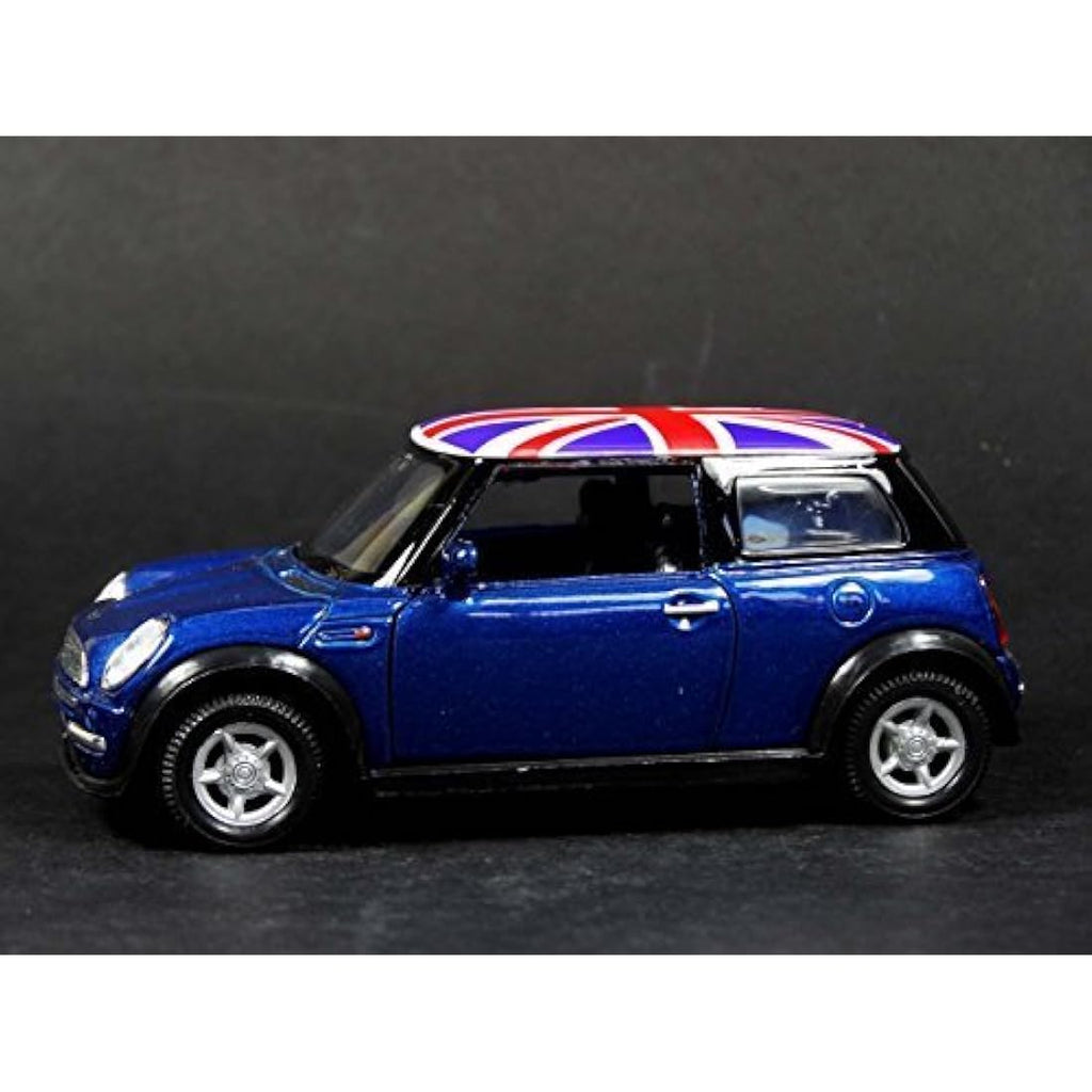 Mini Cooper Die-Cast Model Car – Navy Blue Pull-Back Action Toy