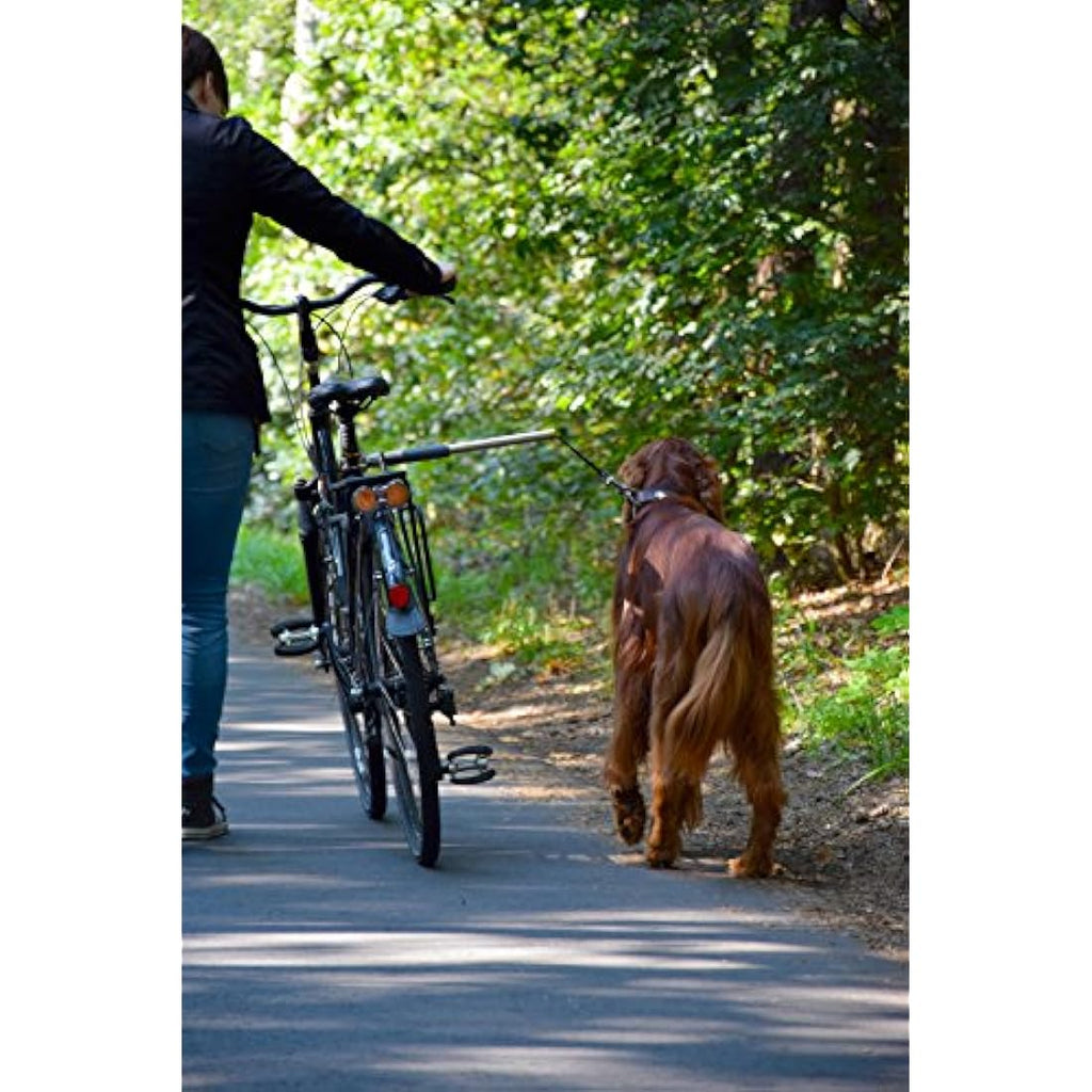 Walky Dog Plus Dog Bicycle Lead – Stainless Steel Shock Absorbing Leash