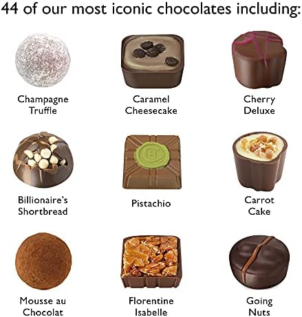 Hotel Chocolat Everything Luxe Box - 40 Assorted Gourmet Chocolates, 525g