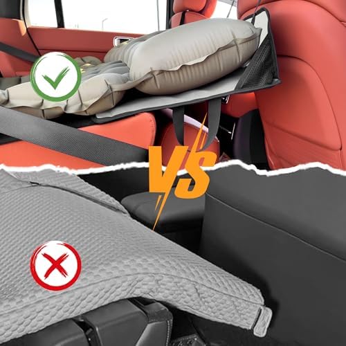 ONTYZZ Non-Inflatable Car Back Seat Extender – Foldable SUV Camping Mattress