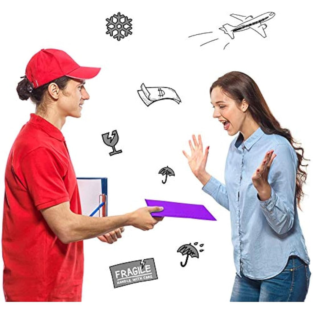 Switory Purple Poly Bubble Mailers – A5 Padded Envelopes, 25 Pack