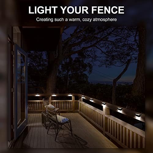 Solpex Solar Step Lights | 16 Pack IP65 Waterproof LED Fence Lights