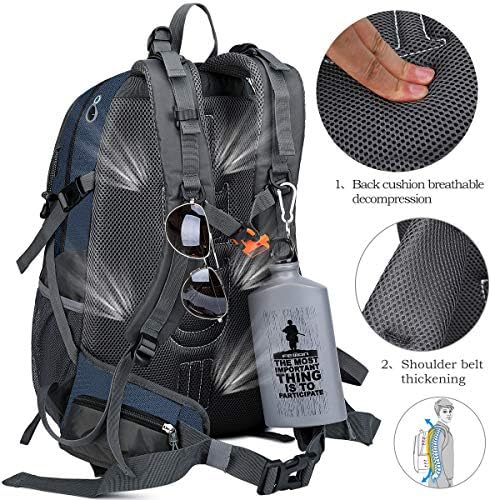 Fengdong 40L Waterproof Hiking Backpack | Lightweight Travel Rucksack